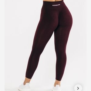 Alphalete Black Cherry Amplifiy Leggings